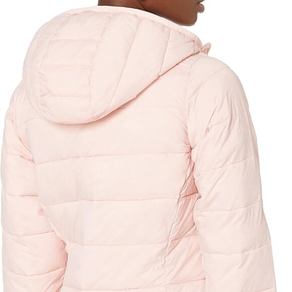 Women's Lightweight Water-Resistant Packable Hooded Puffer Coat (XS) - Picture 4 of 7
